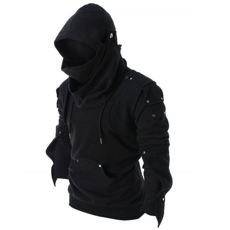 Herrar modisch hoodie-jacka med ståkrage och innovativa detaljer Mirla-Eva Jonsson