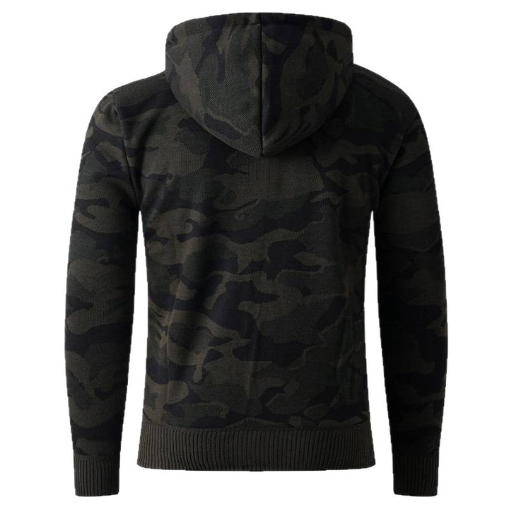 Herrar modisch hoodiejacka med stiligt camouflage-design Mirla-Eva Jonsson