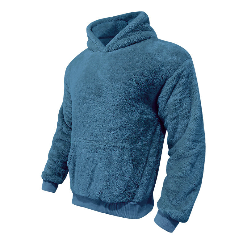 Herrar mysig fleece-hoodie Mirla-Eva Jonsson