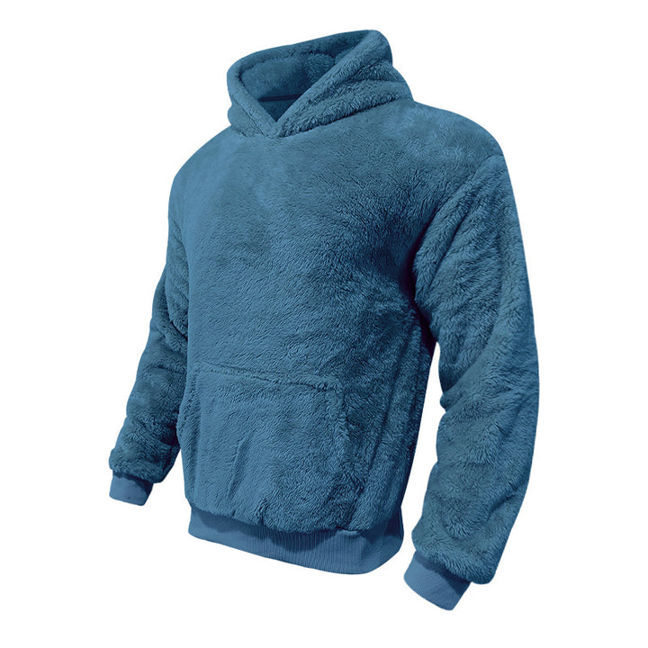 Herrar mysig fleece-hoodie Mirla-Eva Jonsson