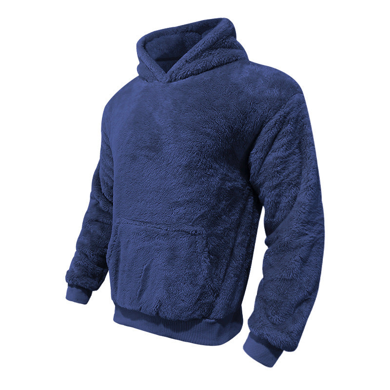 Herrar mysig fleece-hoodie Mirla-Eva Jonsson