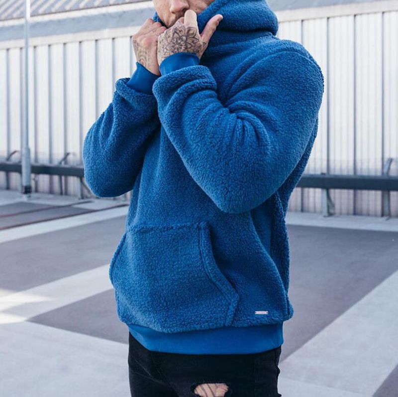 Herrar mysig hoodie med känguruficka Mirla-Eva Jonsson