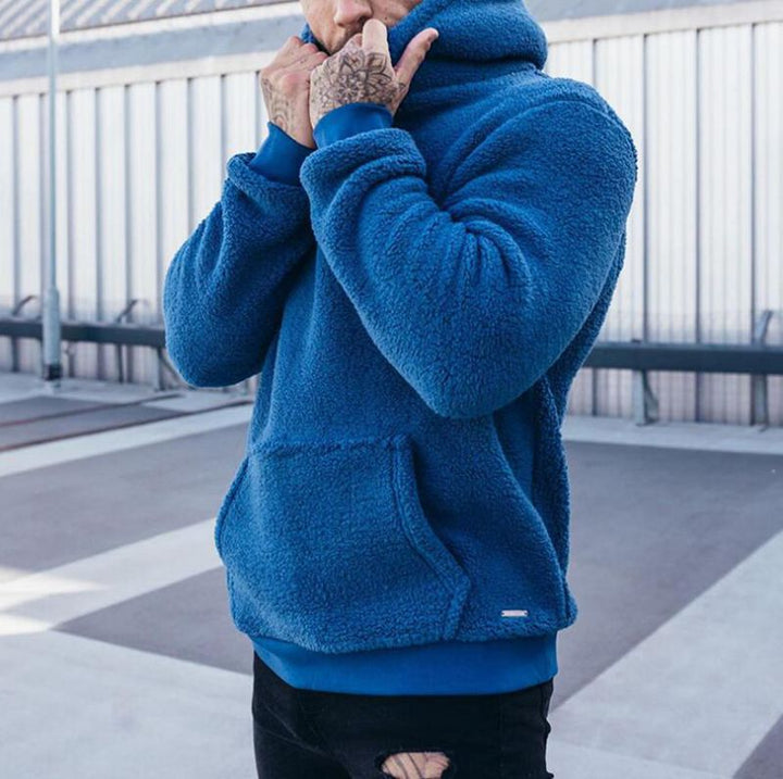 Herrar mysig hoodie med känguruficka Mirla-Eva Jonsson