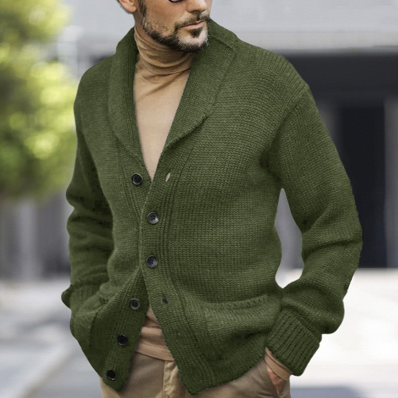 Herrar mysig stickad cardigan Mirla-Eva Jonsson
