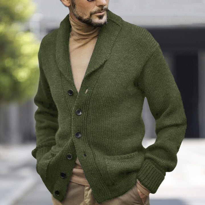 Herrar mysig stickad cardigan Mirla-Eva Jonsson