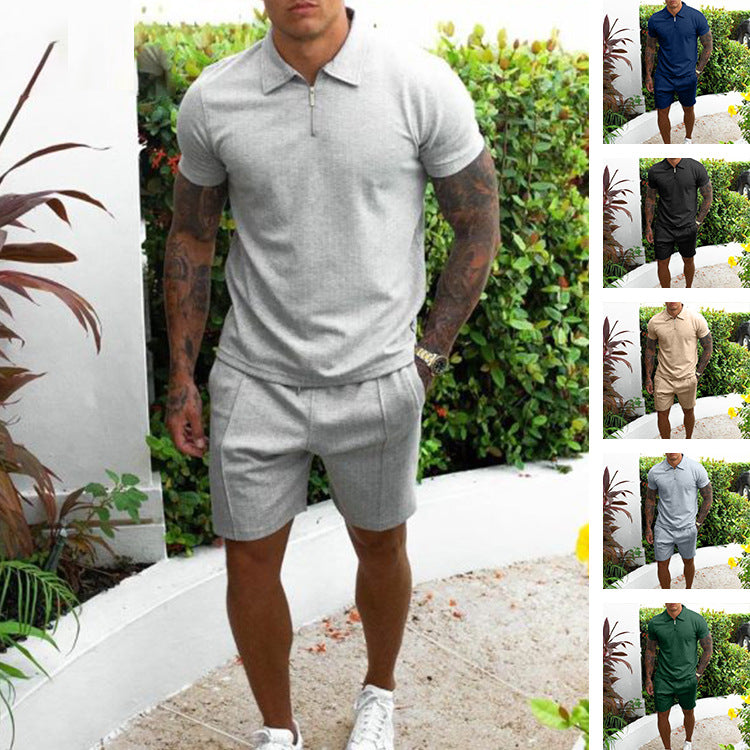 Herrar piké och shorts set Mirla-Eva Jonsson