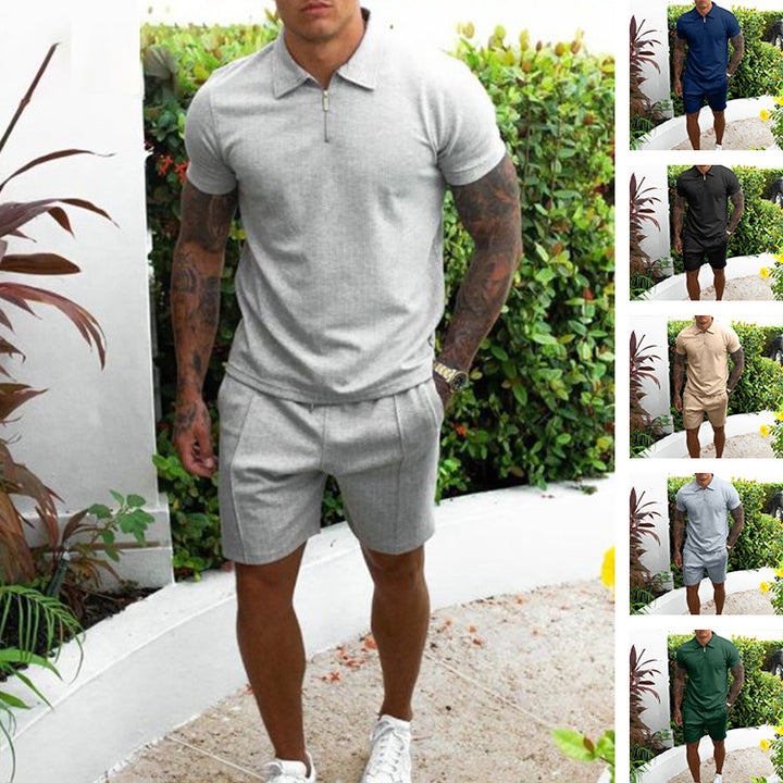 Herrar piké och shorts set Mirla-Eva Jonsson