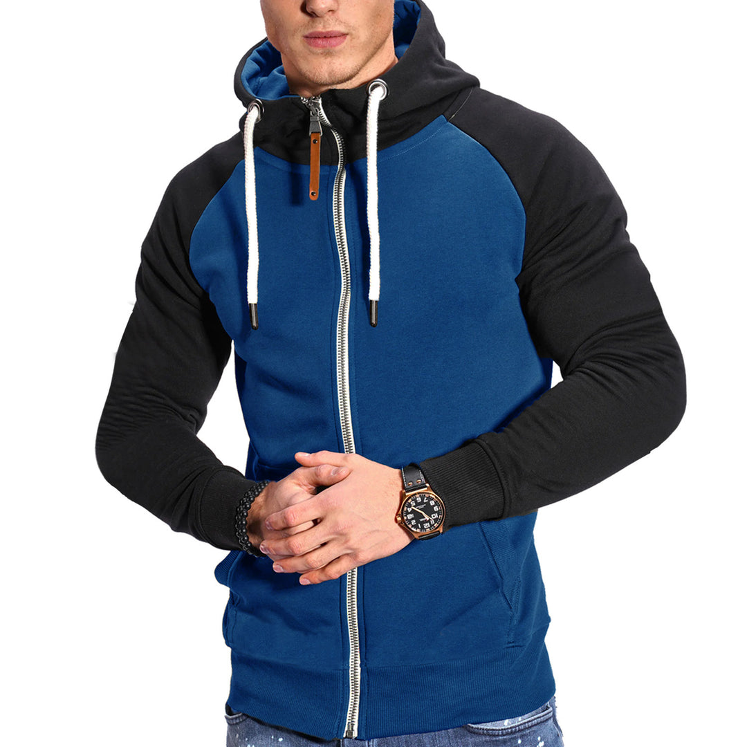 Herrar raffinerad hoodie med premium dragkedja Mirla-Eva Jonsson