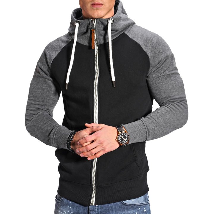 Herrar raffinerad hoodie med premium dragkedja Mirla-Eva Jonsson