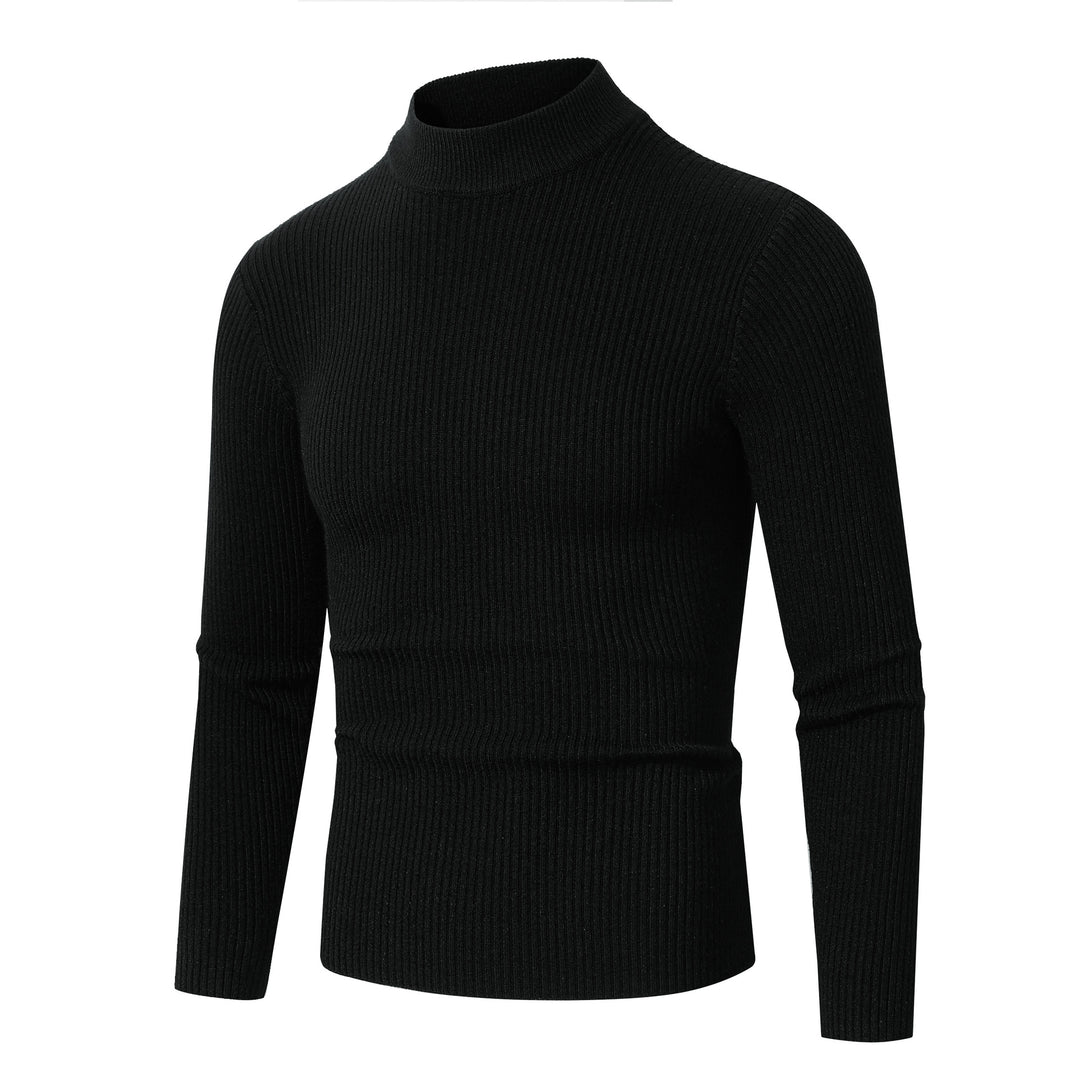 Herrar rullkragepullover i fin ribbstickad material Eva Jonsson-Eva Jonsson