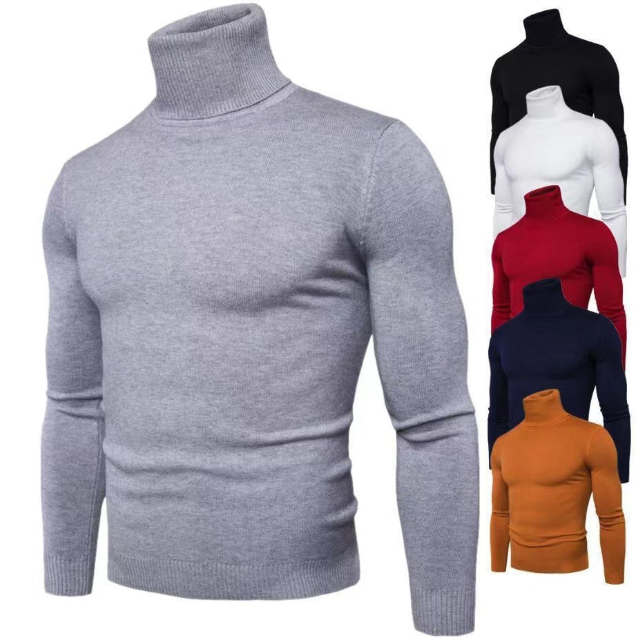 Herrar rullkragepullover i högkvalitativ bomull Mirla-Eva Jonsson