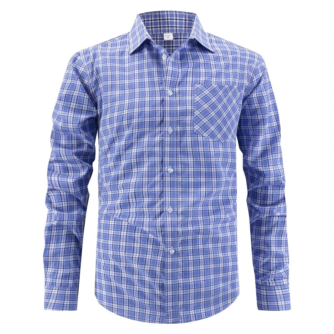 Herrar rutigt Button-Down skjorta Mirla-Eva Jonsson
