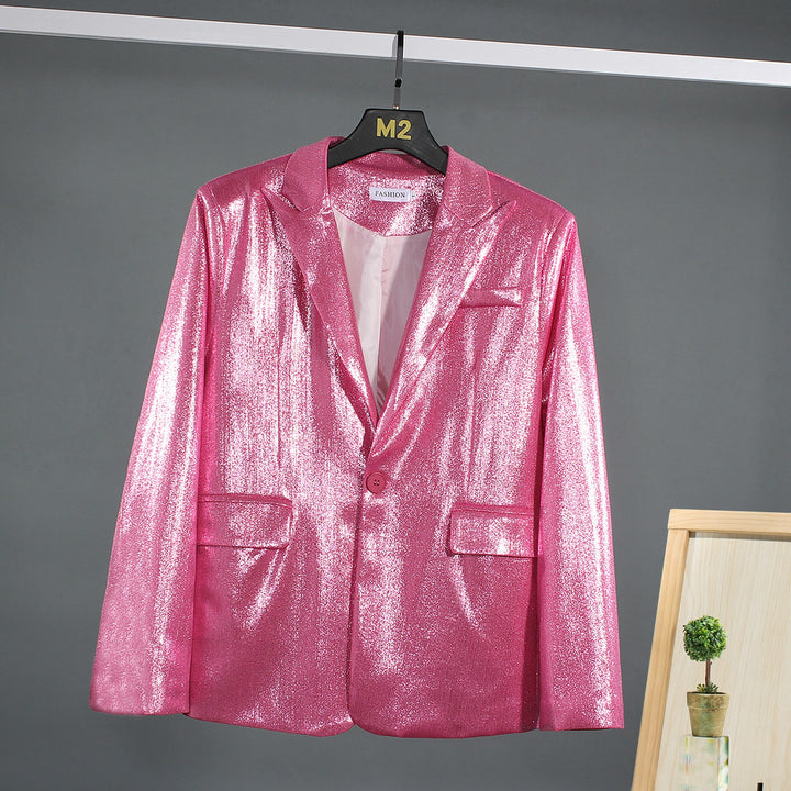 Herrar skimrande blazer med lyxigt yttertyg och klassisk skärning Mirla-Eva Jonsson