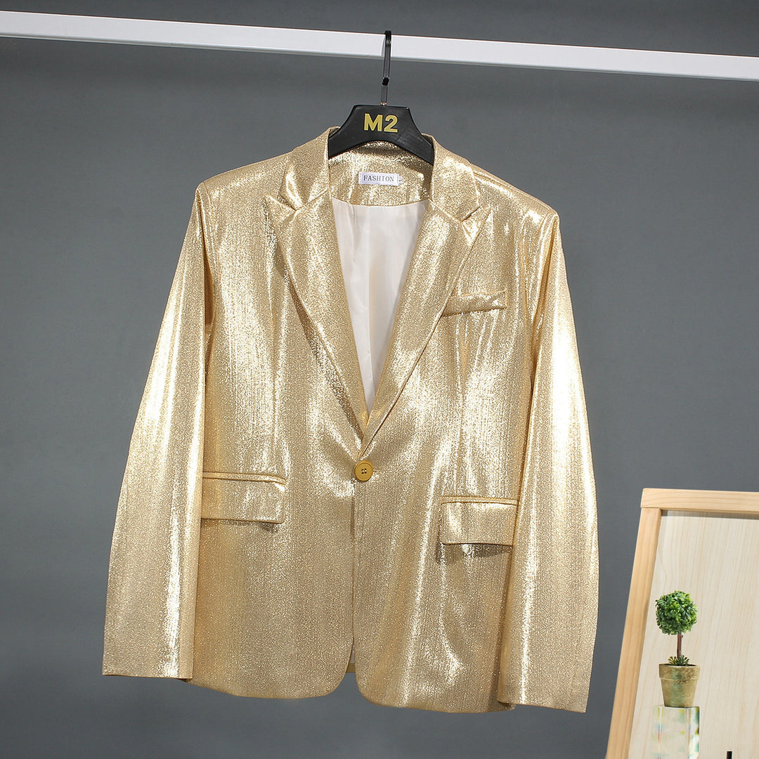Herrar skimrande blazer med lyxigt yttertyg och klassisk skärning Mirla-Eva Jonsson