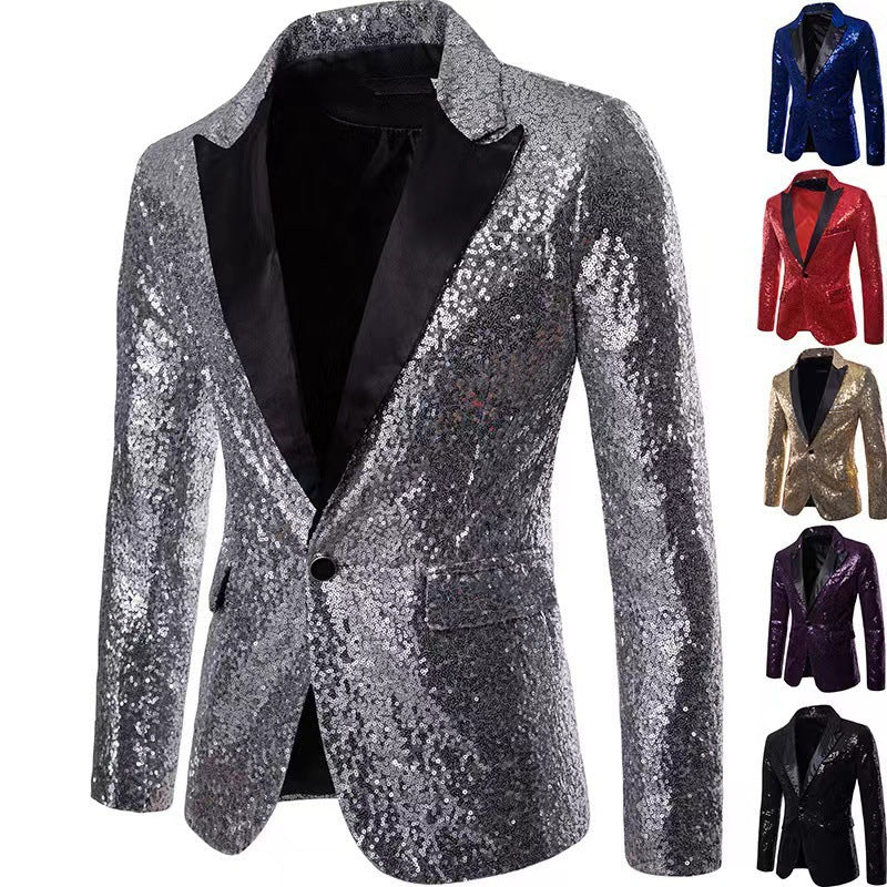 Herrar skimrande paljetter blazer Eva Jonsson-Eva Jonsson