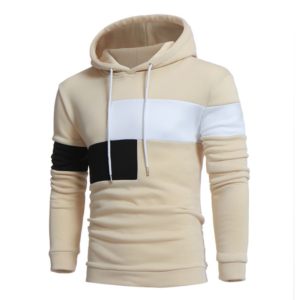 Herrar sportig hoodie med färgblockdesign Eva Jonsson