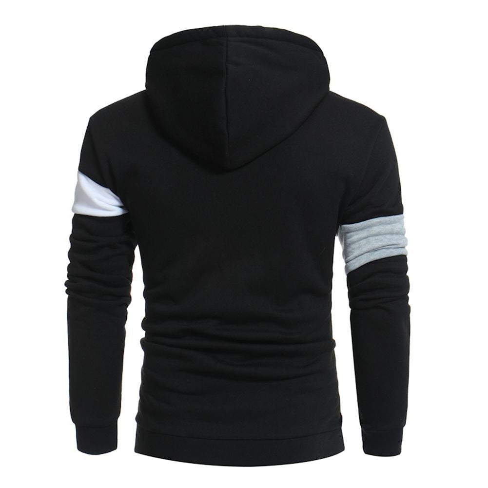 Herrar sportig hoodie med färgblockdesign Mirla-Eva Jonsson