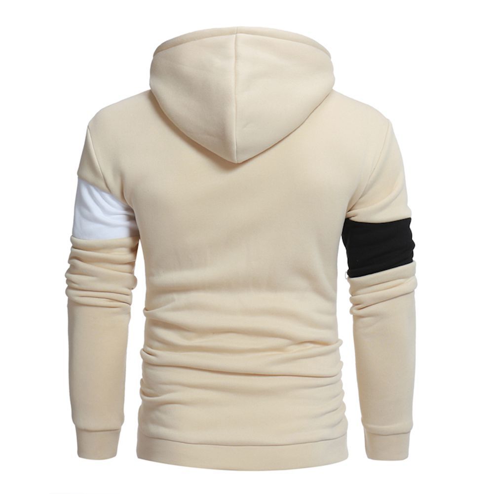Herrar sportig hoodie med färgblockdesign Mirla-Eva Jonsson