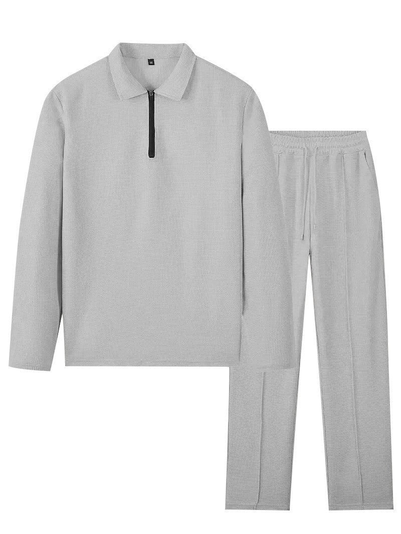 Herrar sportig relaxed-fit fritidsset med ståkrage Eva Jonsson-Eva Jonsson