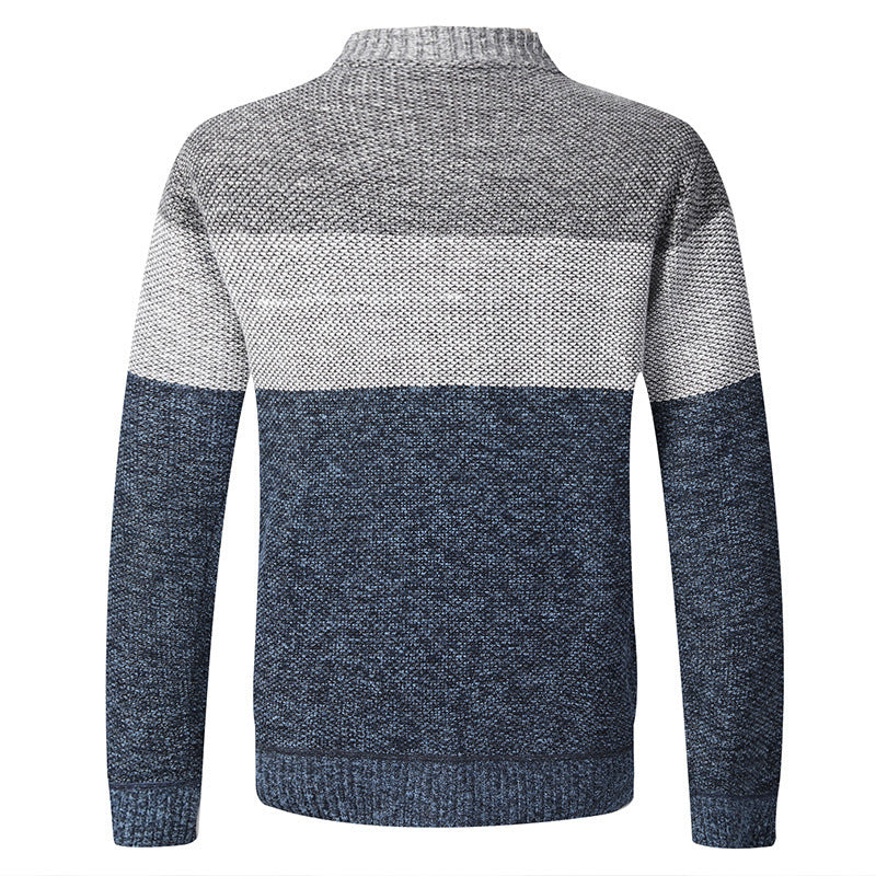 Herrar sportig stickad cardigan med modern design Mirla-Eva Jonsson