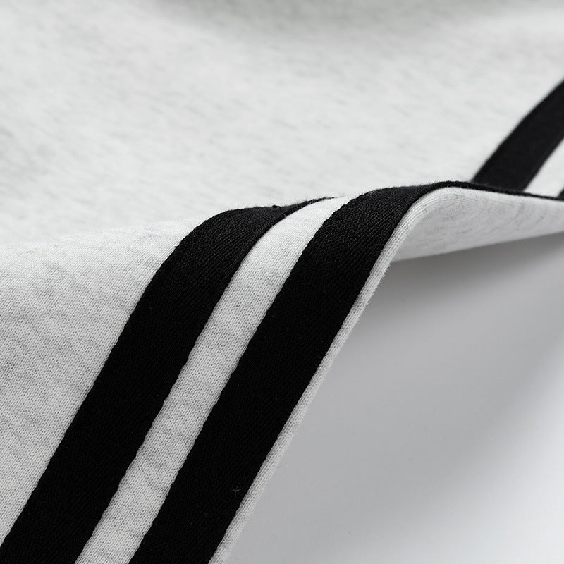 Herrar sportig sweatshirt med polo-krage Mirla-Eva Jonsson