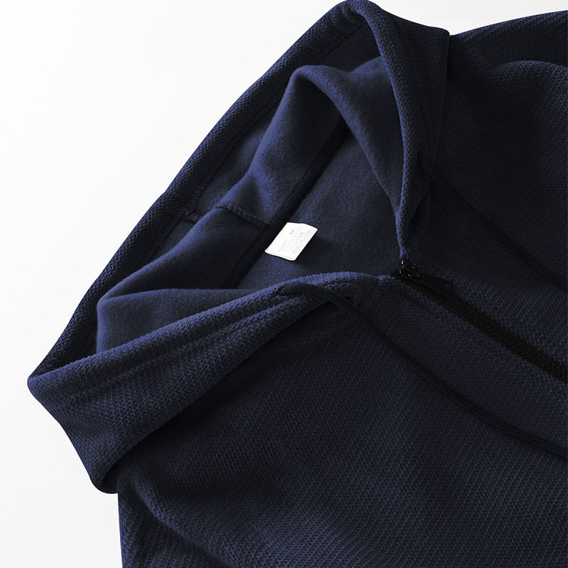 Herrar sportig zip-hoodie i andningsbart material med fickor Eva Jonsson-Eva Jonsson