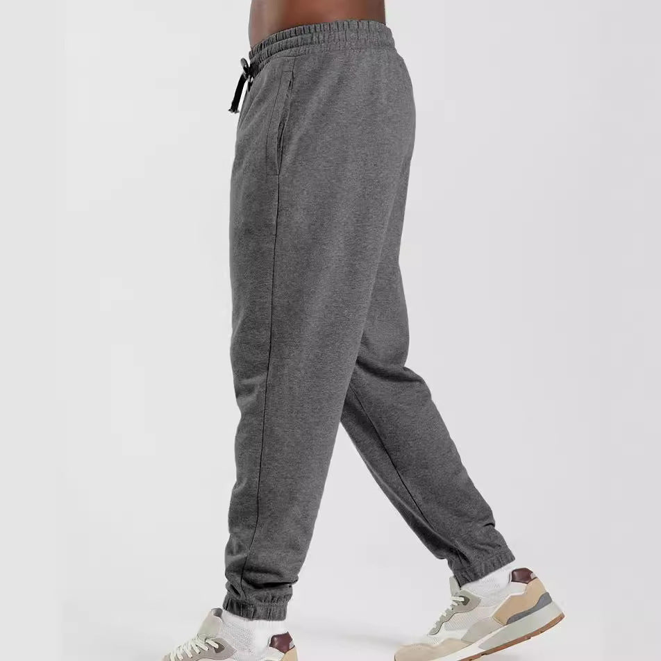 Herrar sportiga joggingbyxor med elastisk midja och sidfickor Mirla-Eva Jonsson