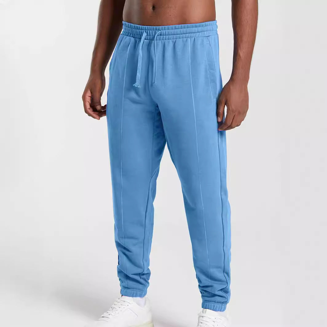 Herrar sportiga joggingbyxor med elastisk midja och sidfickor Mirla-Eva Jonsson