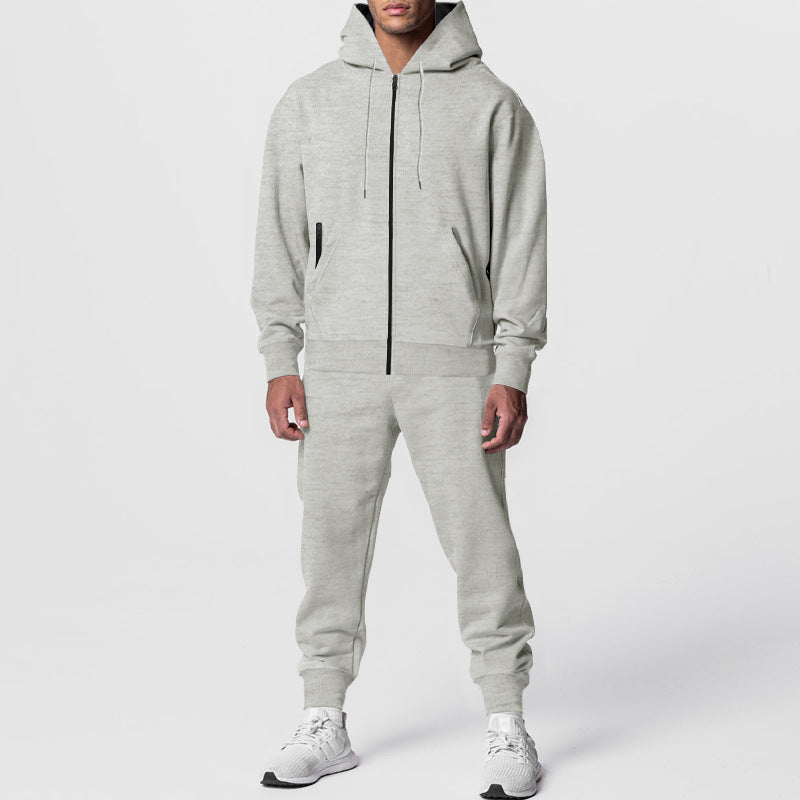 Herrar sportigt hoodie-set med andningsbart tygteknologi Eva Jonsson-Eva Jonsson