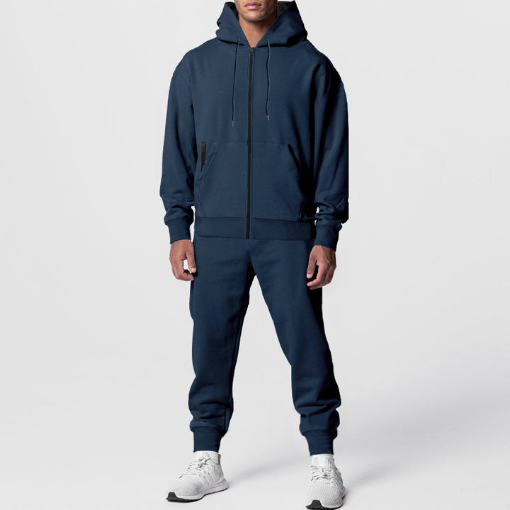 Herrar sportigt hoodie-set med andningsbart tygteknologi Eva Jonsson-Eva Jonsson