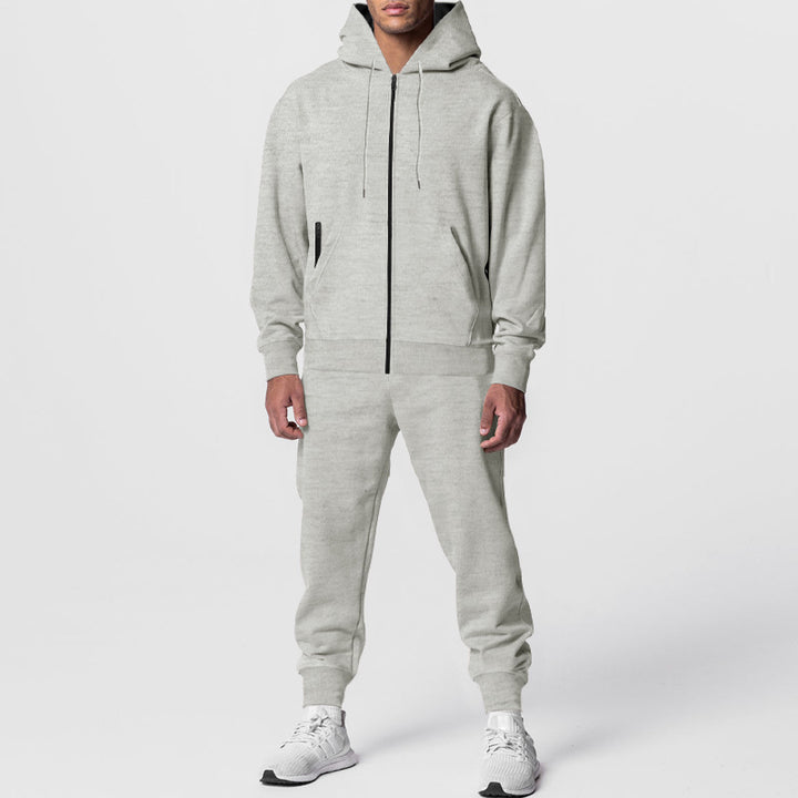 Herrar sportigt hoodie-set med andningsbart tygteknologi Eva Jonsson-Eva Jonsson