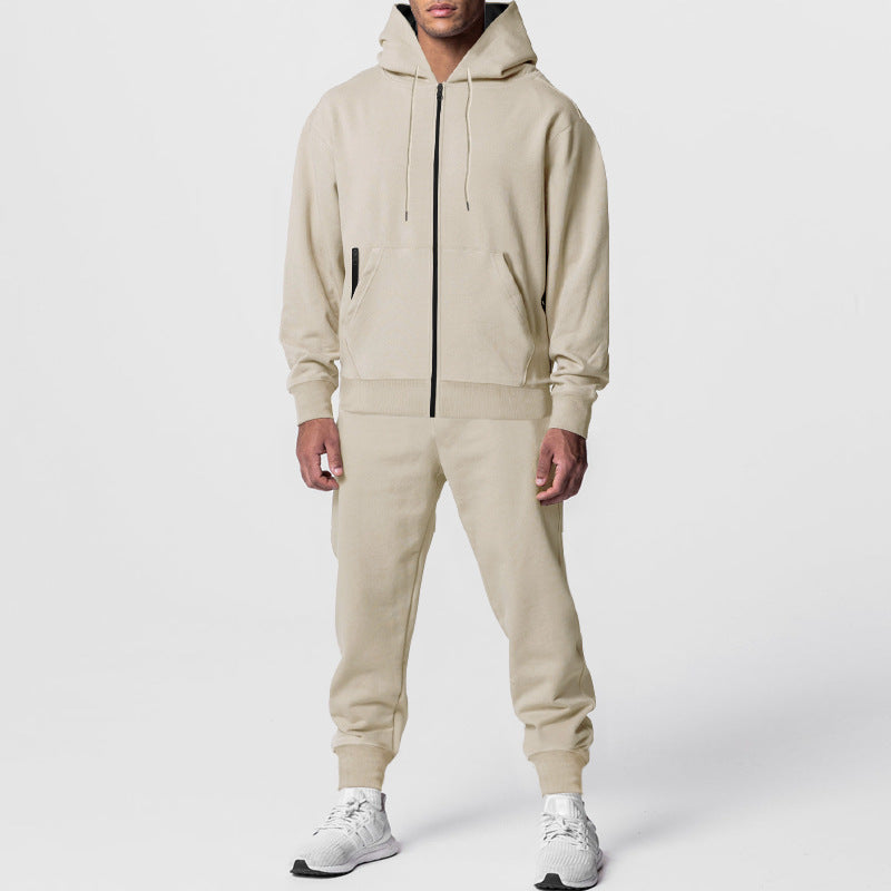 Herrar sportigt hoodie-set med andningsbart tygteknologi Eva Jonsson-Eva Jonsson