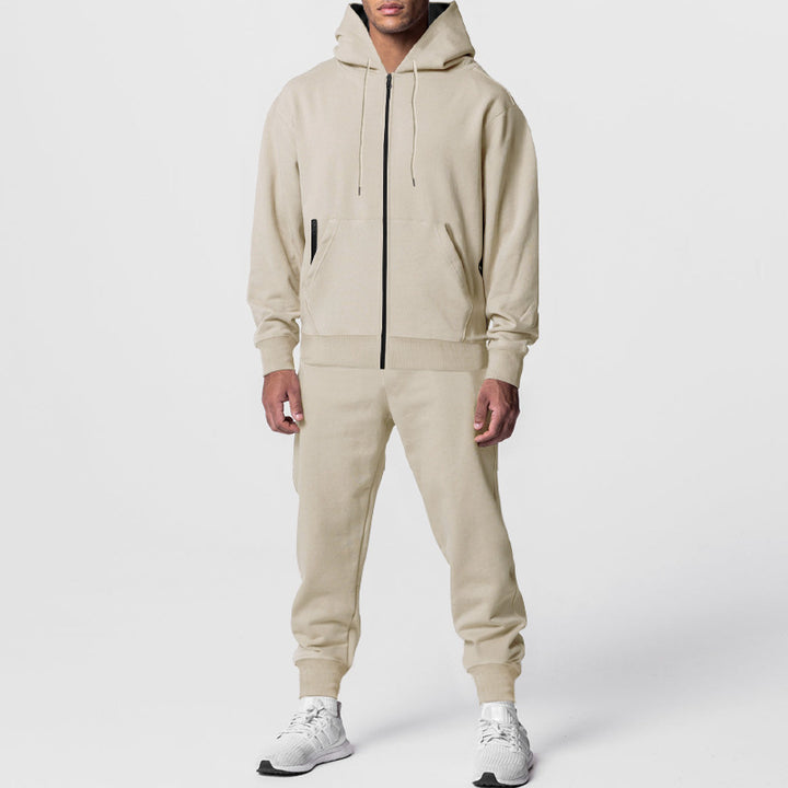 Herrar sportigt hoodie-set med andningsbart tygteknologi Eva Jonsson-Eva Jonsson