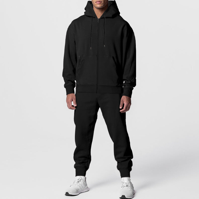 Herrar sportigt hoodie-set med andningsbart tygteknologi Eva Jonsson-Eva Jonsson