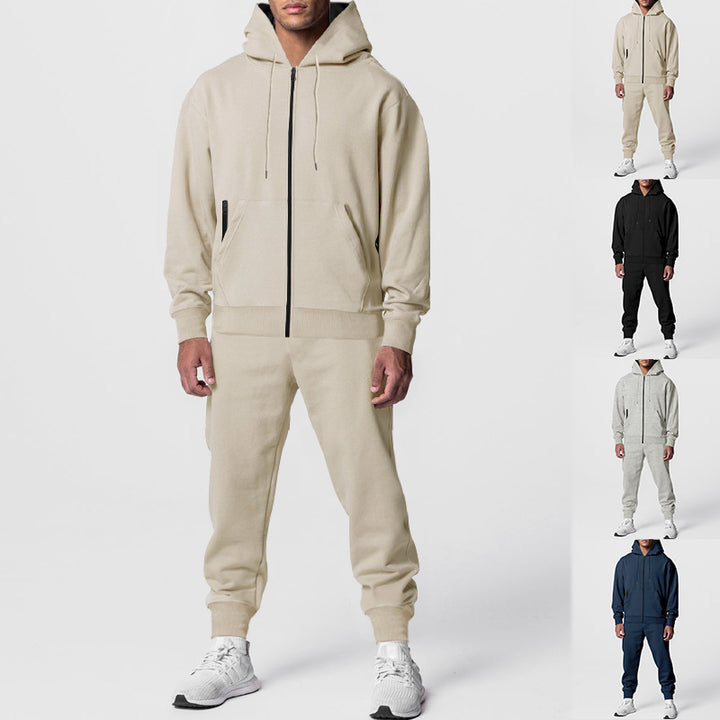 Herrar sportigt hoodie-set med andningsbart tygteknologi Eva Jonsson-Eva Jonsson