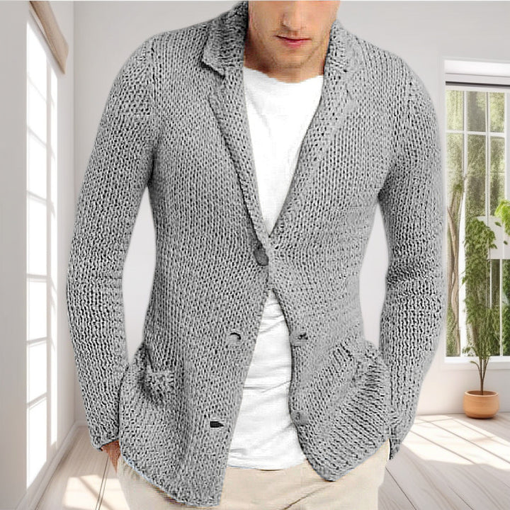 Herrar stickad blazer Mirla-Eva Jonsson