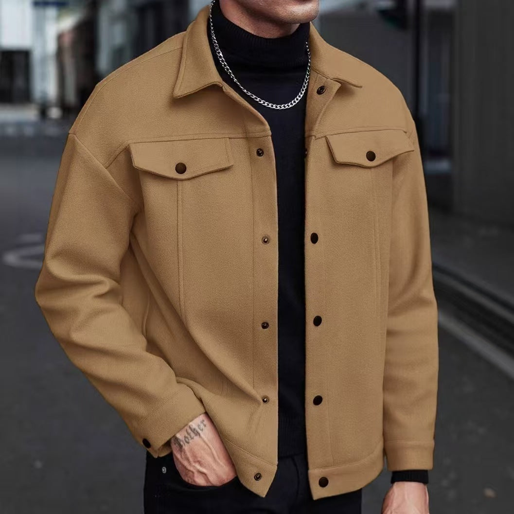 Herrar stiliga Overshirt-jacka Mirla-Eva Jonsson