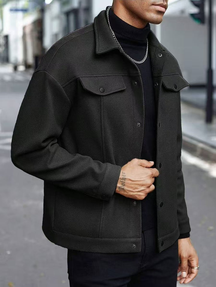 Herrar stiliga Overshirt-jacka Mirla-Eva Jonsson