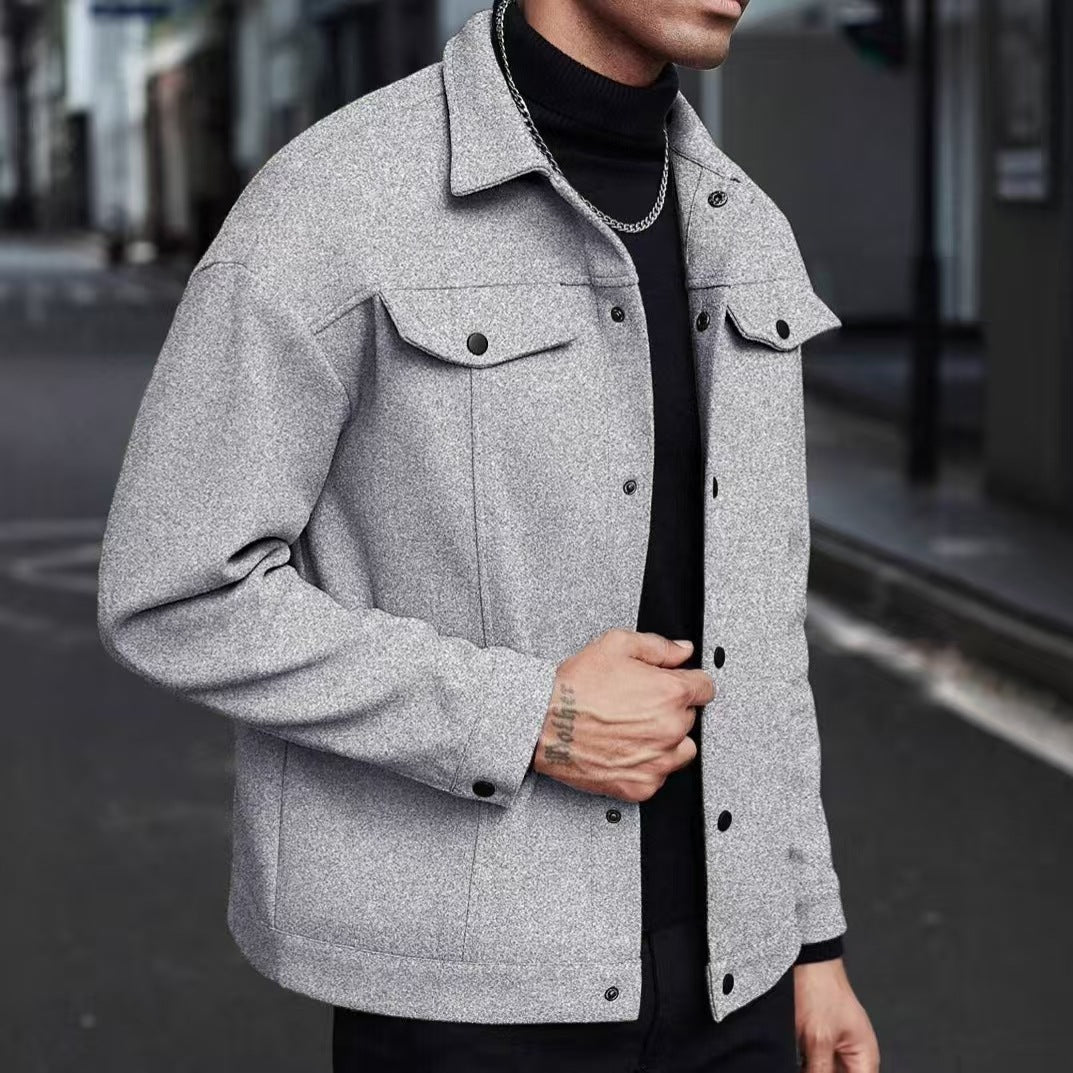 Herrar stiliga Overshirt-jacka Mirla-Eva Jonsson