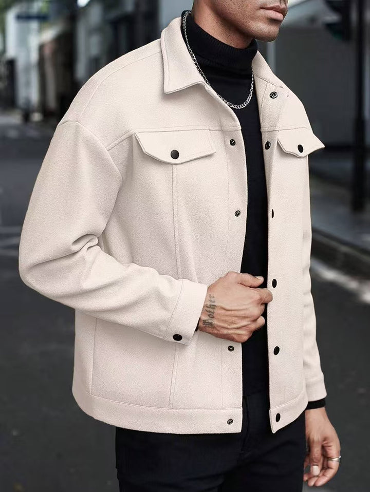 Herrar stiliga Overshirt-jacka Mirla-Eva Jonsson