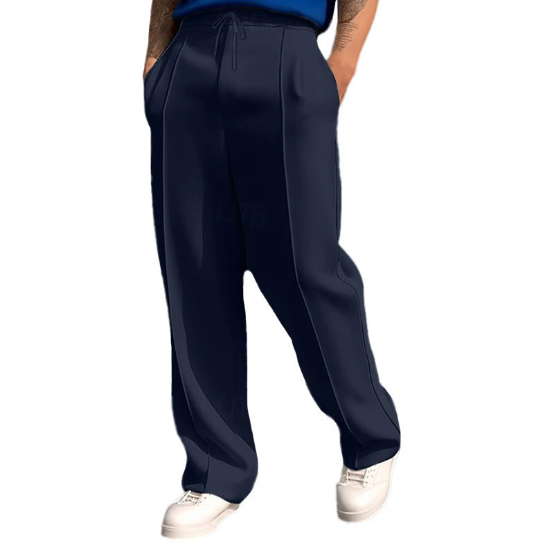 Herrar stiliga Sweatpants med elastisk midja och funktionella fickor Eva Jonsson-Eva Jonsson