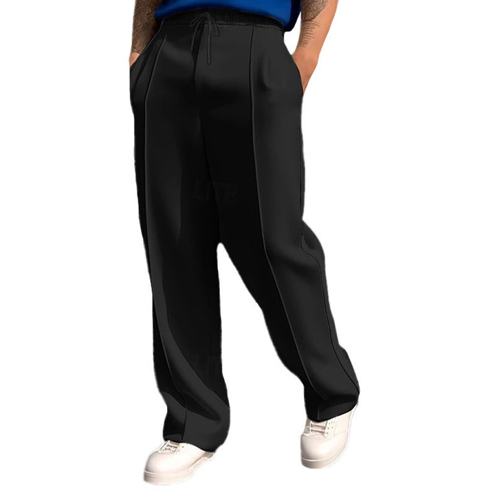 Herrar stiliga Sweatpants med elastisk midja och funktionella fickor Eva Jonsson-Eva Jonsson