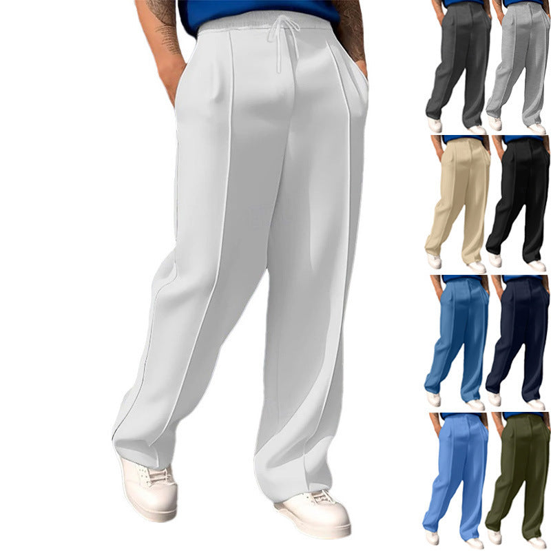 Herrar stiliga Sweatpants med elastisk midja och funktionella fickor Eva Jonsson-Eva Jonsson