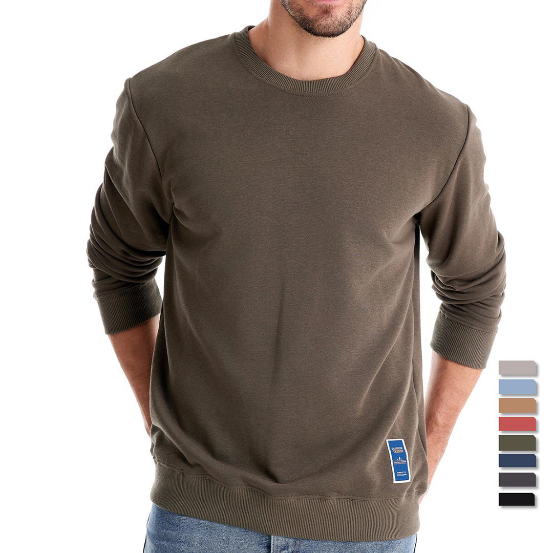 Herrar sweatshirt med klassisk rundhalsdesign Mirla-Eva Jonsson