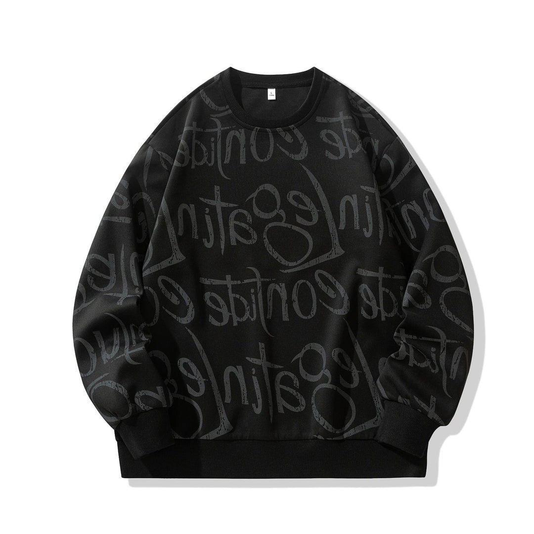 Herrar sweatshirt med kreativt motiv och mjukt innertyg Mirla-Eva Jonsson