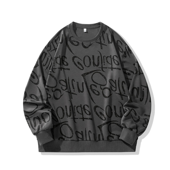 Herrar sweatshirt med kreativt motiv och mjukt innertyg Mirla-Eva Jonsson
