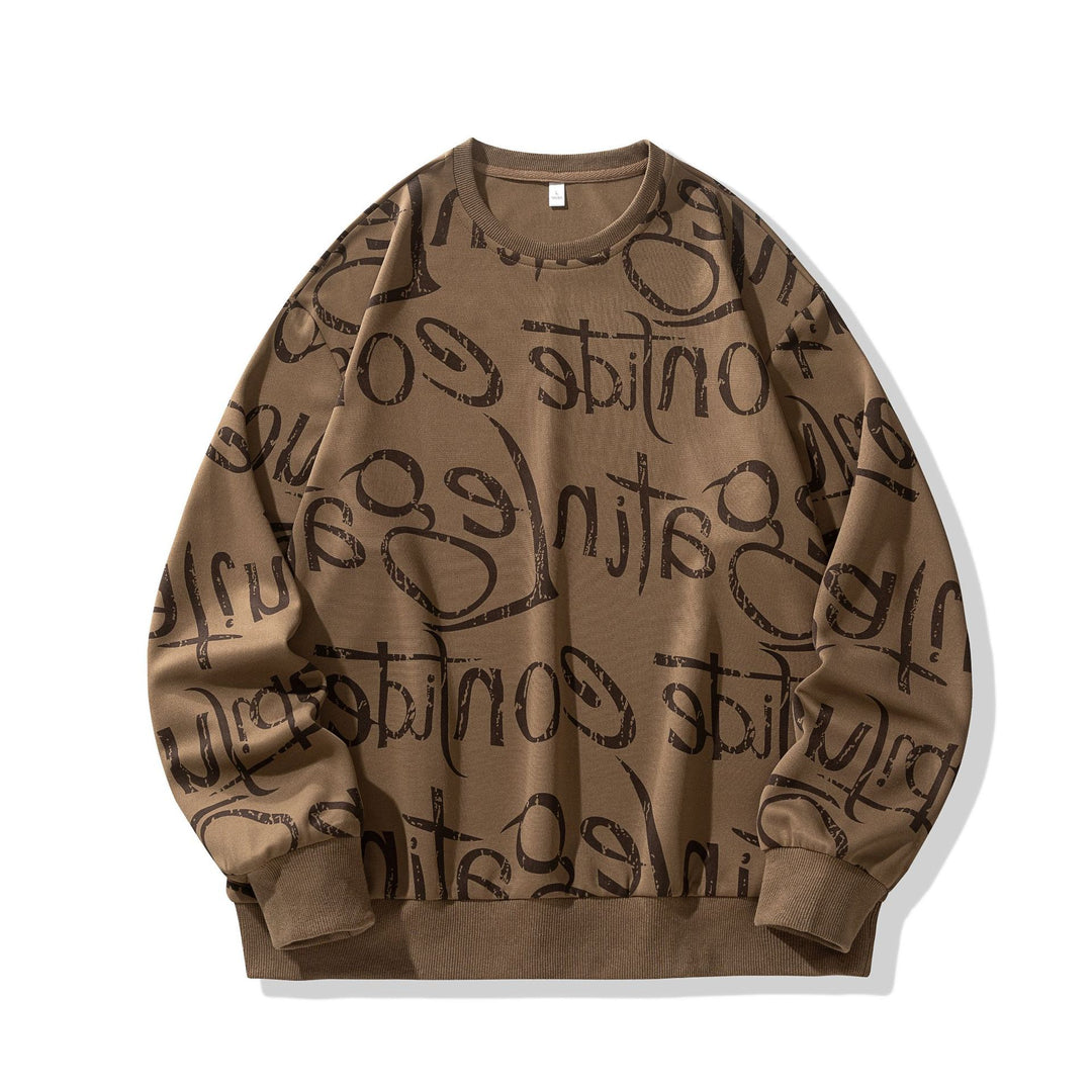 Herrar sweatshirt med kreativt motiv och mjukt innertyg Mirla-Eva Jonsson