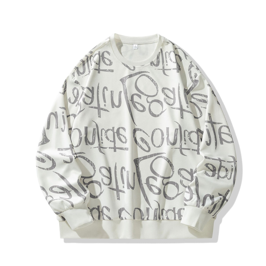 Herrar sweatshirt med kreativt motiv och mjukt innertyg Mirla-Eva Jonsson