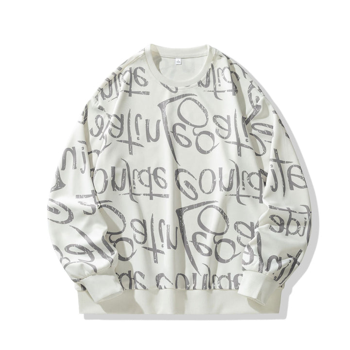 Herrar sweatshirt med kreativt motiv och mjukt innertyg Mirla-Eva Jonsson