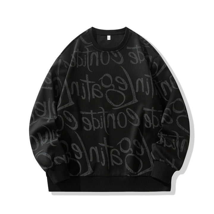 Herrar sweatshirt med kreativt motiv och mjukt innertyg Mirla-Eva Jonsson